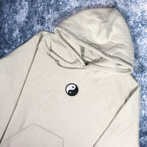 Beige Small Yin Yang Hoodie