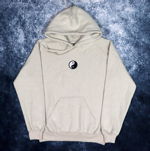 Beige Small Yin Yang Hoodie