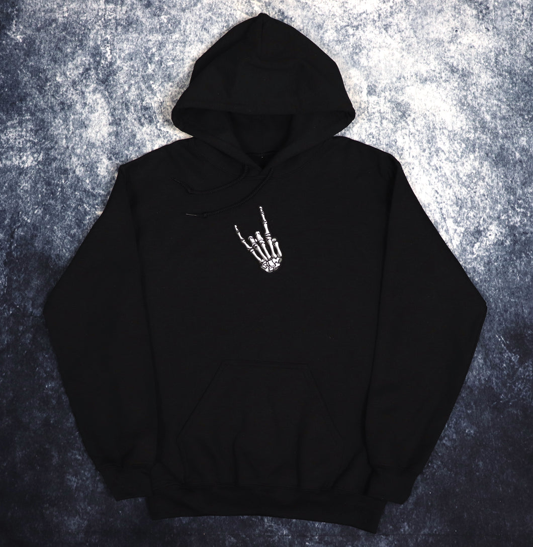 Black Skeleton Hand Hoodie