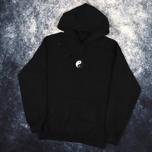 Black Small Yin Yang Hoodie