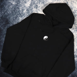 Black Small Yin Yang Hoodie