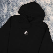 Load image into Gallery viewer, Black Small Yin Yang Hoodie
