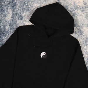 Black Small Yin Yang Hoodie