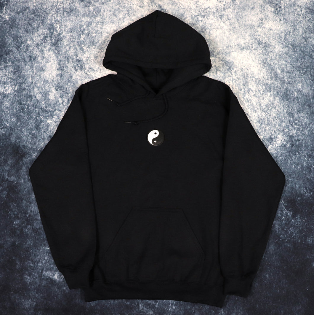 Black Small Yin Yang Hoodie