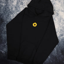 Load image into Gallery viewer, Black Sunflower Hoodie
