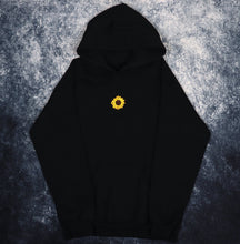 Load image into Gallery viewer, Black Sunflower Hoodie
