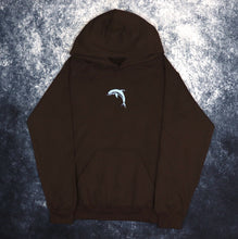 Load image into Gallery viewer, Brown &amp; Baby Blue Dolphin Hoodie
