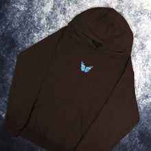 Load image into Gallery viewer, Brown &amp; Blue Butterfly Hoodie
