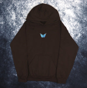 Brown & Blue Butterfly Hoodie