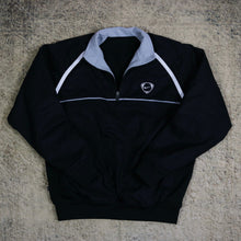 Load image into Gallery viewer, Vintage 90&#39;s Black &amp; Grey Nike Reversible 1/4 Zip Fleece Jacket | Small
