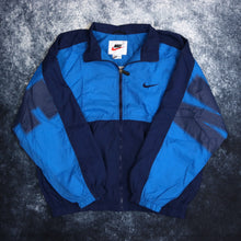 Load image into Gallery viewer, Vintage Blue &amp; Navy Nike Windbreaker Jacket
