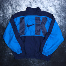 Load image into Gallery viewer, Vintage Blue &amp; Navy Nike Windbreaker Jacket

