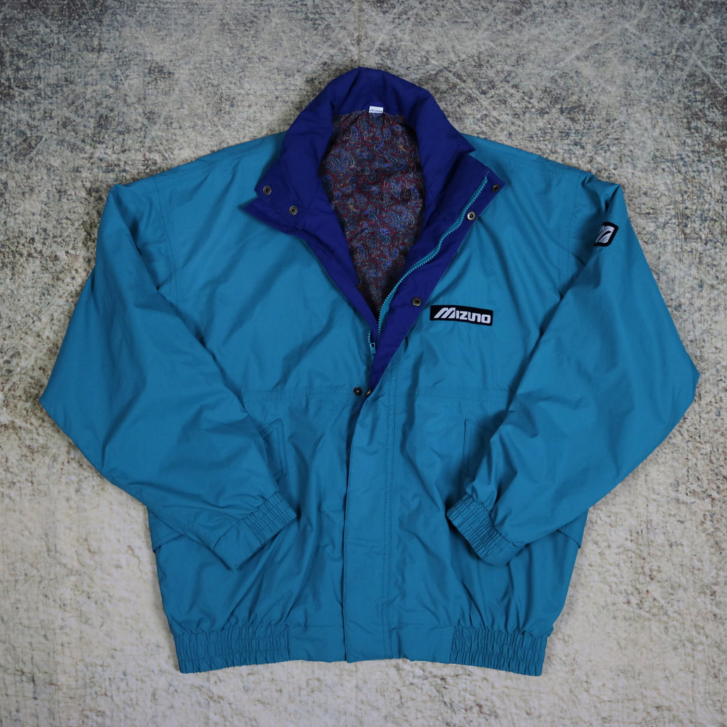 Vintage 90's Teal Mizuno Windbreaker Jacket | XL
