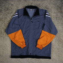 Load image into Gallery viewer, Vintage 90&#39;s Grey &amp; Orange Nike Track Jacket | XXL
