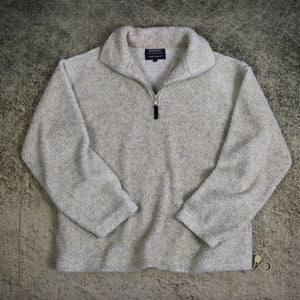 Vintage 90's Beige Innocenti Sport 1/4 Zip Fleece Sweatshirt | XXL