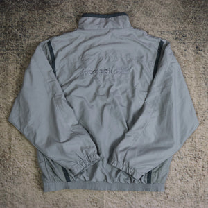 Vintage 90's Beige Reebok Classic Windbreaker Jacket | Large