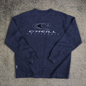 Vintage 90's Dark Grey O'Neill California Sweatshirt | Small