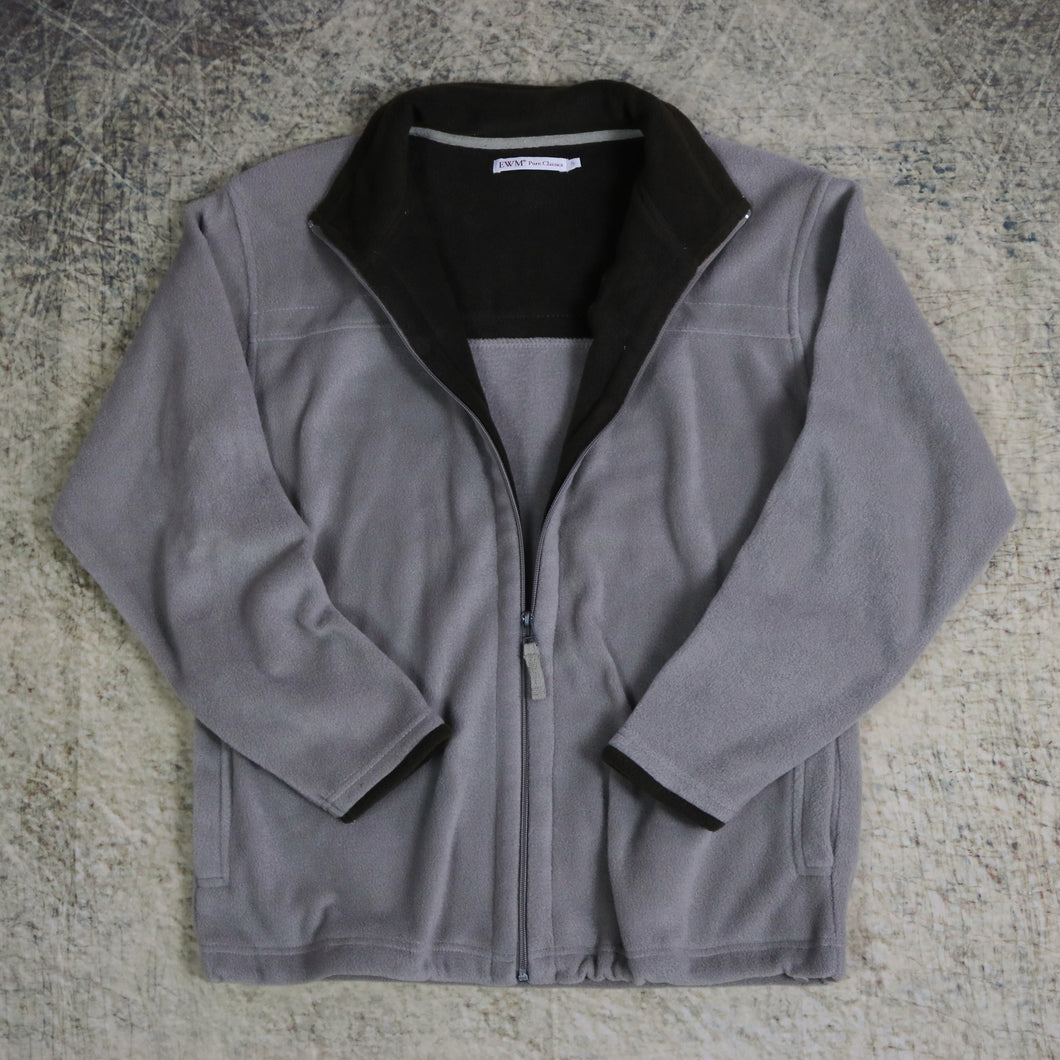 Vintage 90's Beige & Brown EWM Fleece Jacket | Medium