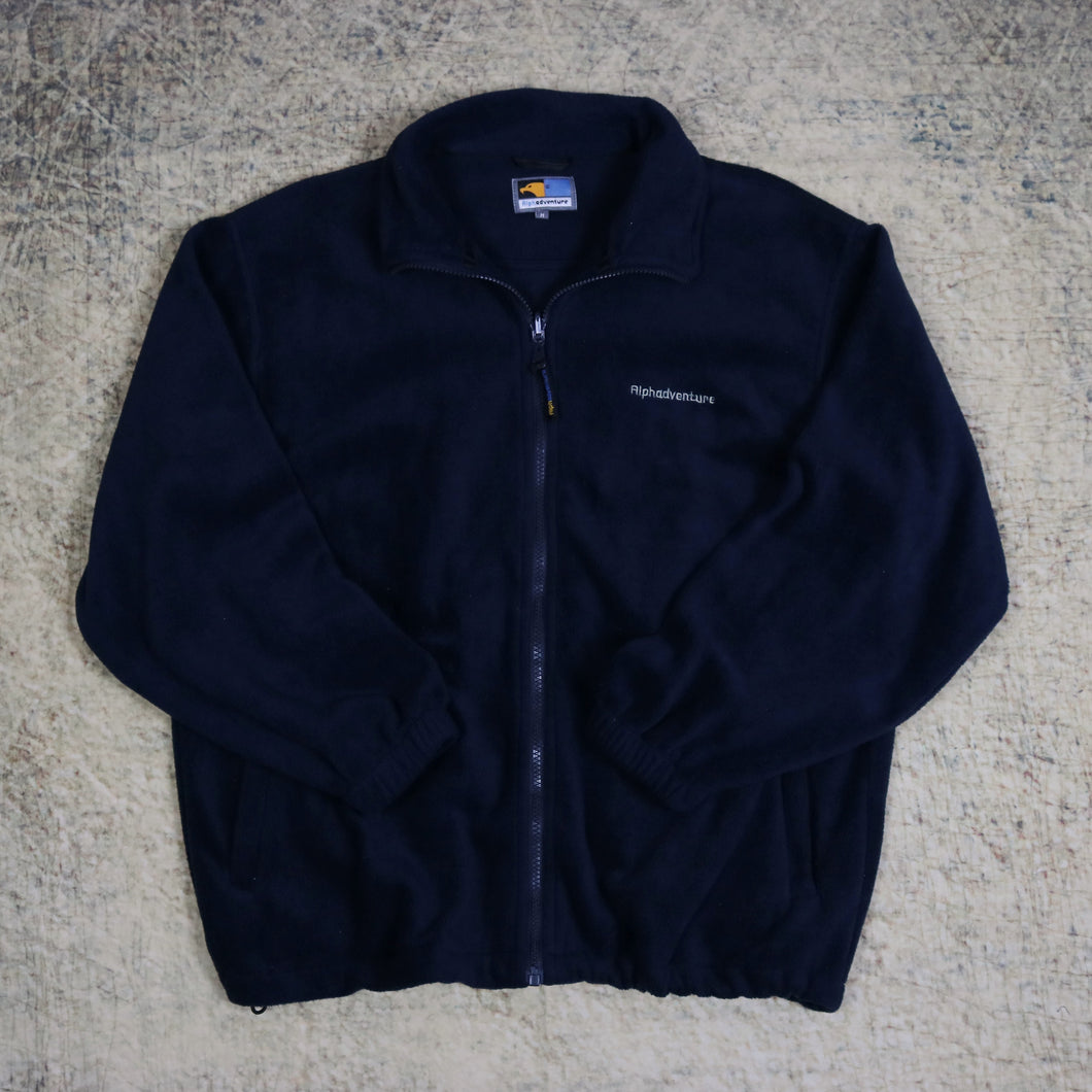 Vintage 90's Navy Alpha Adventure Fleece Jacket | Medium