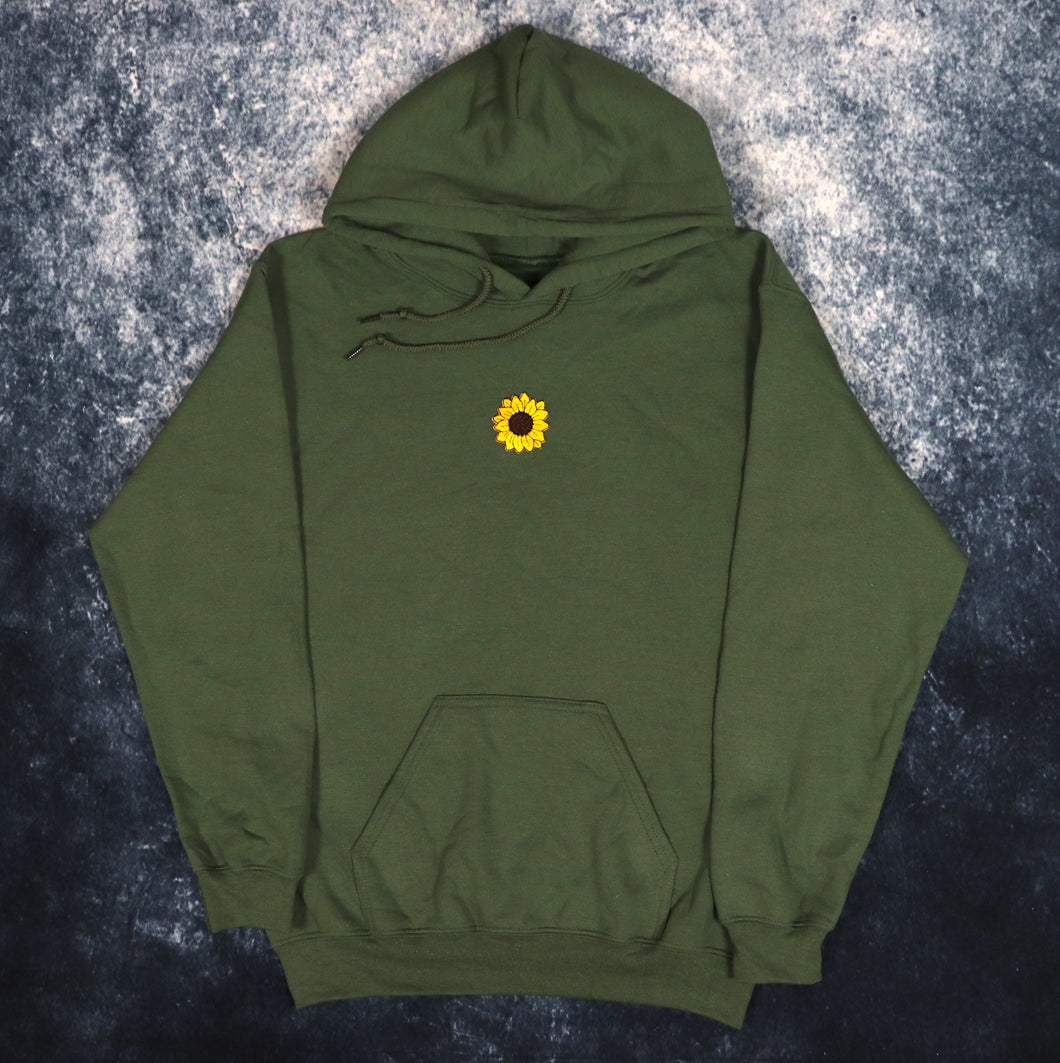 Military Green Sunflower Hoodie