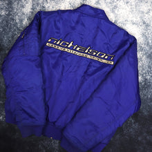Load image into Gallery viewer, Vintage 90&#39;s Blue Nickelson Bomber Jacket | XL
