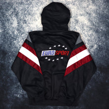 Load image into Gallery viewer, Vintage 90&#39;s Navy Eurosport Hooded Track Jacket | Small
