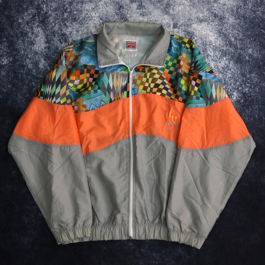 Vintage 90's Spalding Abstract Windbreaker Jacket