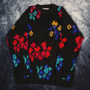 Vintage 90s Abstract Grandad Jumper | XXL