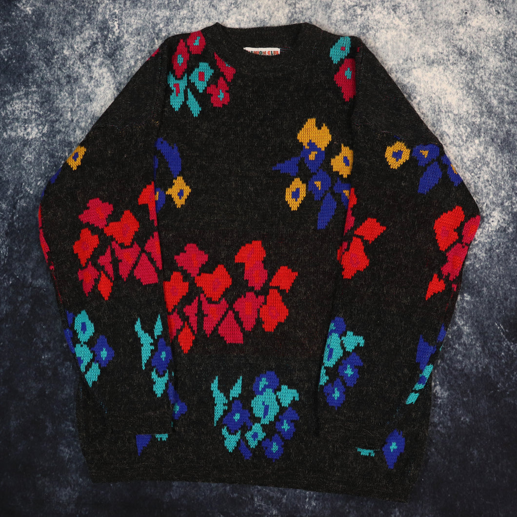 Vintage 90s Abstract Grandad Jumper | XXL