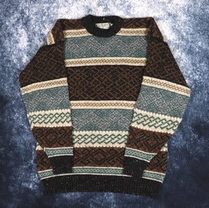 Vintage 90s Antarex Aztec Grandad Jumper | Large