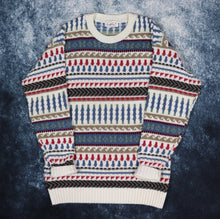 Load image into Gallery viewer, Vintage 90s Aztec Grandad Jumper | Large
