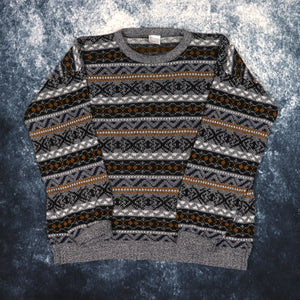 Vintage 90s Aztec Grandad Jumper | XS