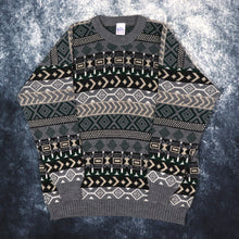 Load image into Gallery viewer, Vintage 90s Aztec Grandad Jumper | Large
