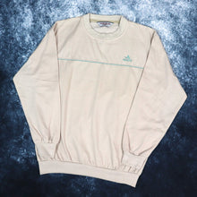 Load image into Gallery viewer, Vintage 90s Beige &amp; Teal Paris Blues Sweatshirt | Medium
