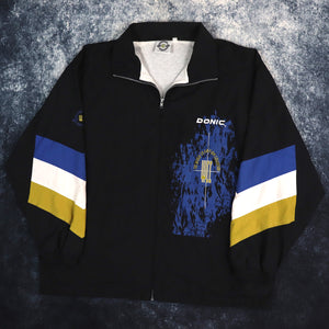 Vintage 90s Black Donic Windbreaker Jacket | 3XL