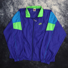 Load image into Gallery viewer, Vintage 90s Blue &amp; Green Nike Windbreaker Jacket | Medium
