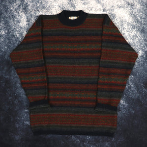 Vintage 90s Casual Club Fair Isle Grandad Jumper | Medium