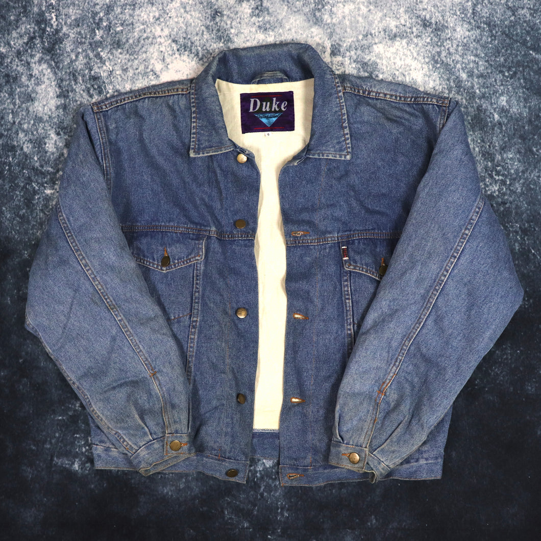 Vintage 90s Light Wash Duke Denim Jacket | Small
