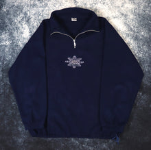 Load image into Gallery viewer, Vintage 90s Navy Snow Dynamite 1/4 Zip Fleece | XXL
