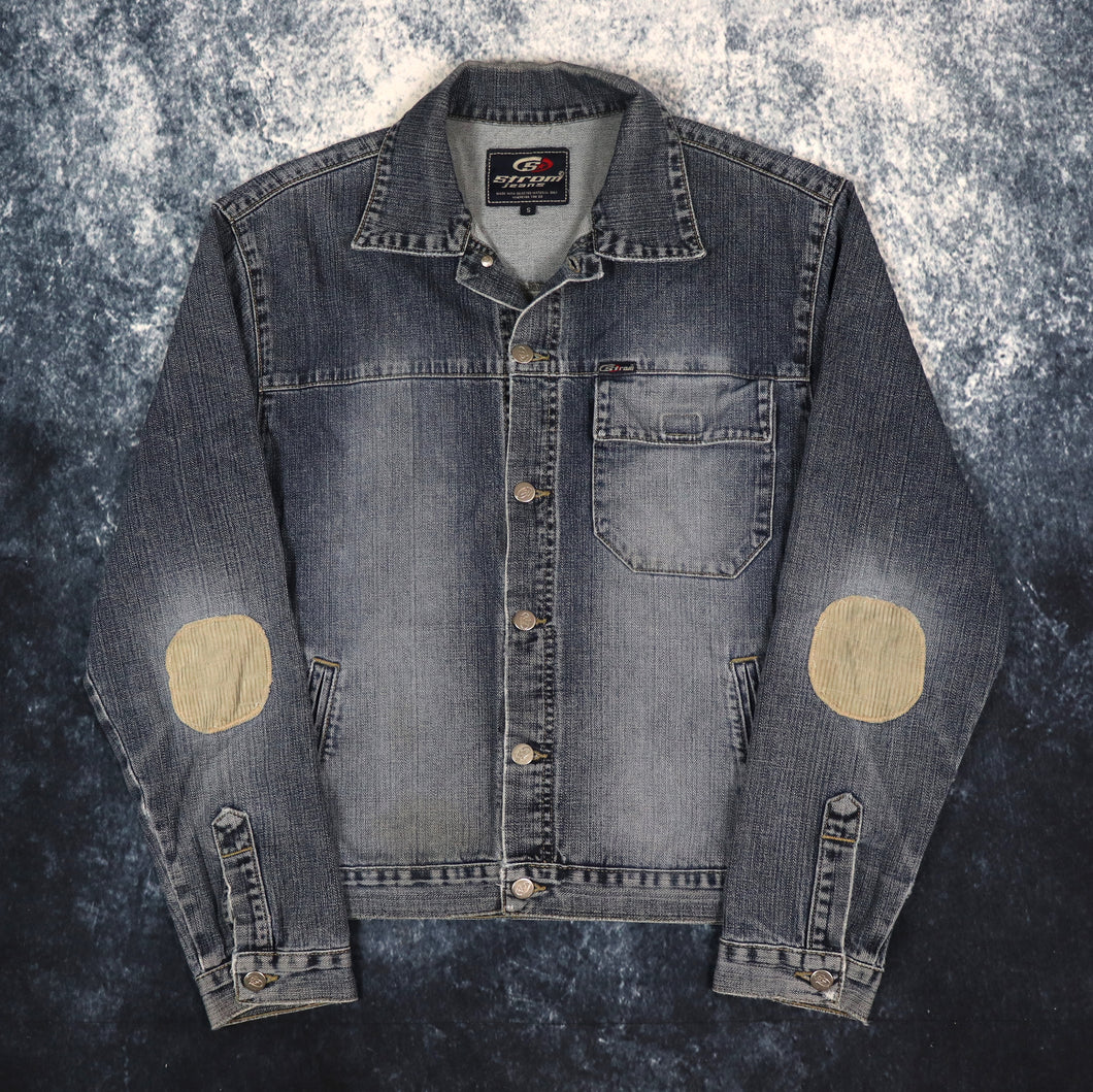 Vintage 90s Strom Jeans Dark Wash Denim Jacket | Small