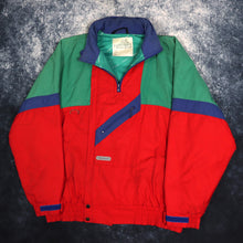 Load image into Gallery viewer, Vintage 90s Teal, Red &amp; Blue Tenson Colour Block Jacket | XXL
