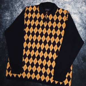 Vintage Argyle The Sweater Shop Collared Jumper | 4XL