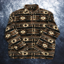 Load image into Gallery viewer, Vintage Aztec Cotton Traders Fleece Sweatshirt
