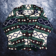 Load image into Gallery viewer, Vintage Aztec Magic Mountain Fleece Jacket | Medium
