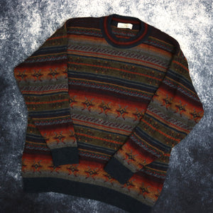 Vintage Aztec Grandad Jumper