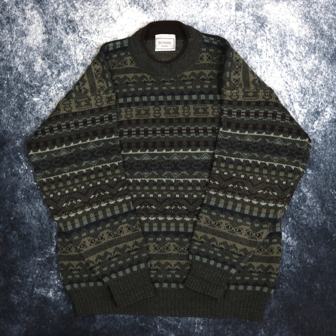 Vintage Aztec Grandad Jumper 