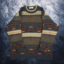 Load image into Gallery viewer, Vintage Aztec Grandad Jumper
