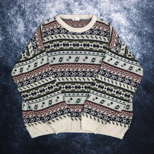 Vintage Aztec Grandad Jumper 