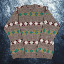 Load image into Gallery viewer, Vintage 90s Aztec Grandad Jumper | Large
