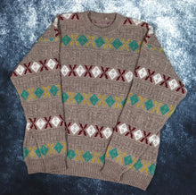 Load image into Gallery viewer, Vintage 90s Aztec Grandad Jumper | Large
